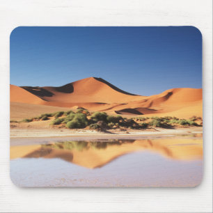 Namibia, Sossusvlei Region, Sand Dunes at desert Mouse Pad