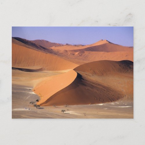 Namibia Sossuvlei Dunes Aerial scenic Postcard