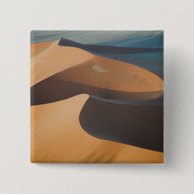 Namibia, Soussevlei, Great Red Sand Dunes, Pinback Button (Front)
