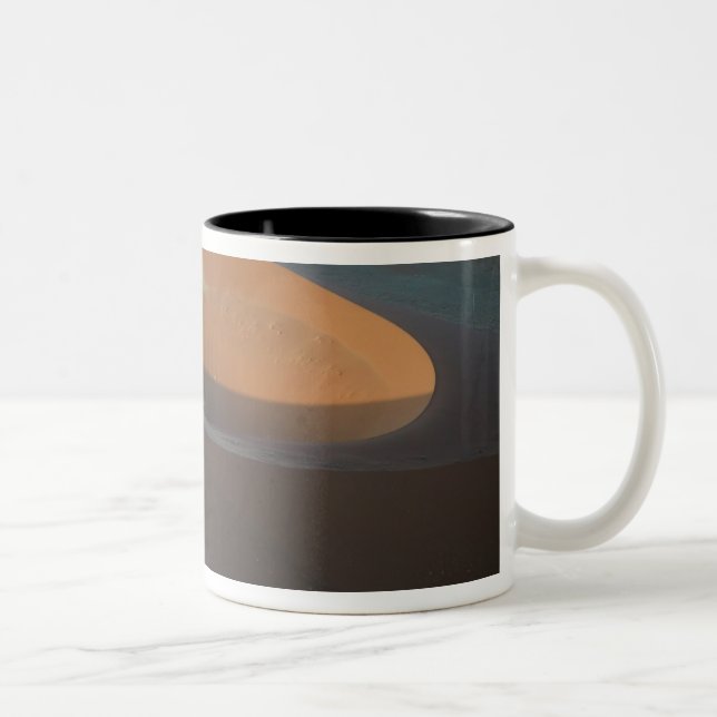 Namibia, Soussevlei, Great Red Sand Dunes, Two-Tone Coffee Mug (Right)