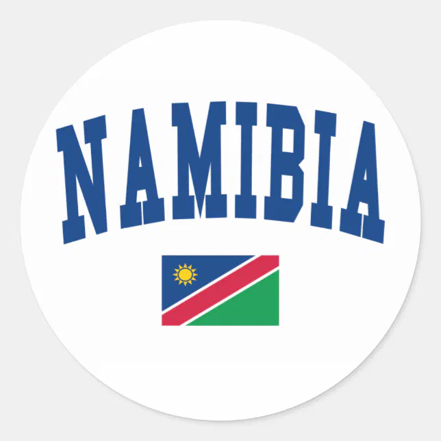 Nimibia Sticker Namibia Style Classic Round Sticker | Zazzle