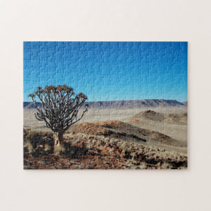 Namibia Tirool Namib Desert Landscape Kokerboom Jigsaw Puzzle