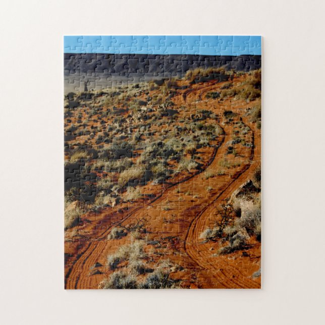 Namibia Tirool Namib Desert Landscape Red Soil Jigsaw Puzzle (Vertical)