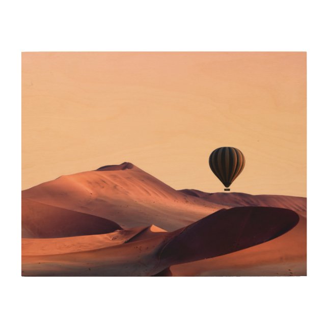 Namibia's Dunes in Namib-Naukluft National Park Wood Wall Art (Front)