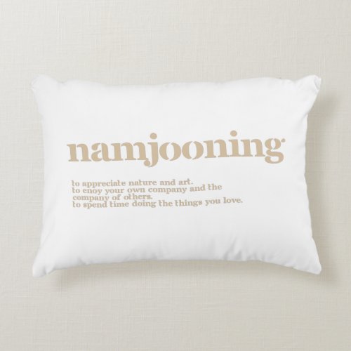 Namjooning Accent pillow