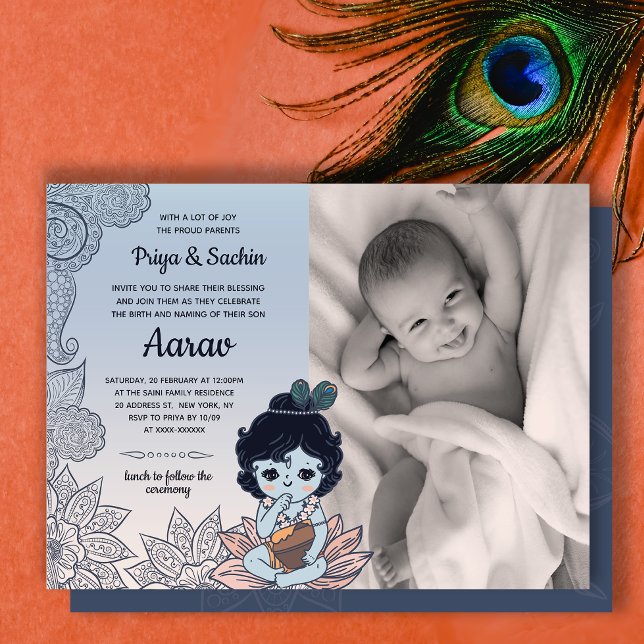 Namkaran Baby Naming Ceremony Invitation (Creator Uploaded)