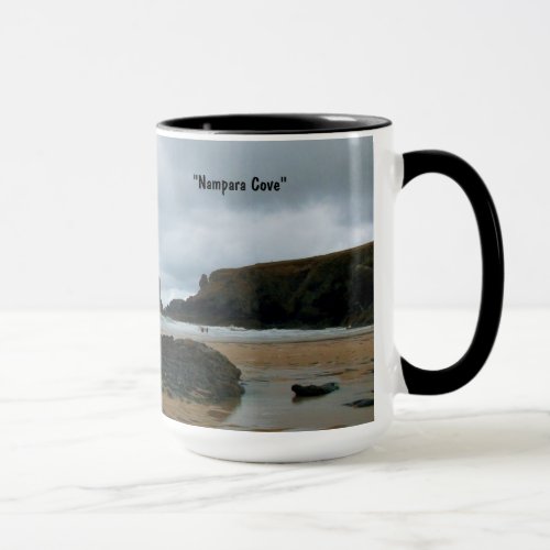 Nampara Cove Porthcothan Bay Cornwall England Mug