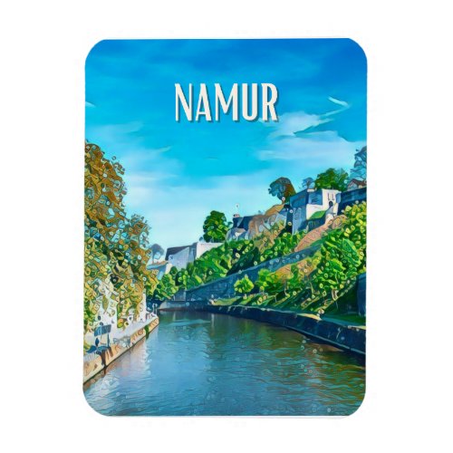 Namur Belgique Photo Vintage  Magnet