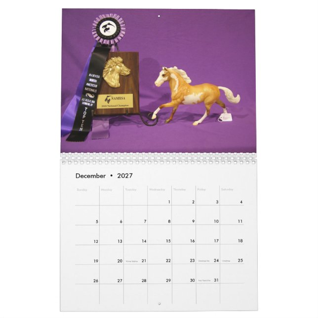 NAN 2018 Breyer Collectability Champions Calendar (Dec 2027)