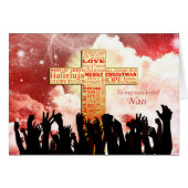 Nan, a Christian cross Christmas (Front Horizontal)