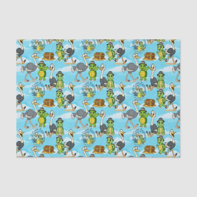 Nan Nae & Lulu Adventures Gift Wrap Tissue Paper (Front)