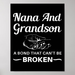 Nana And Grandson A Bond That Can't Be Broken  Poster