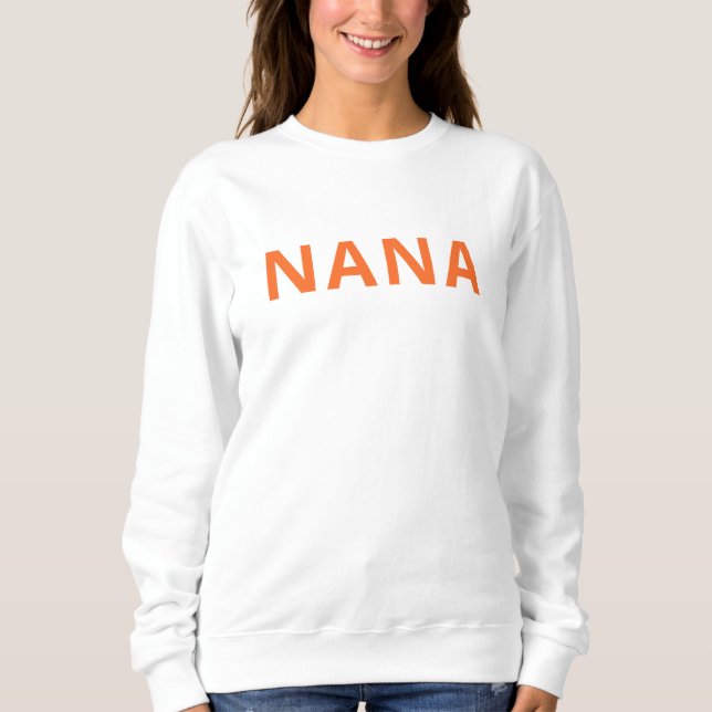 Nana and Nanas Pumpkin Fall Gifts Matching Outfits Sweatshirt (Front)