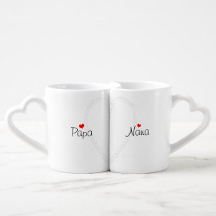 Nana and Papa Coffee Mug Set
