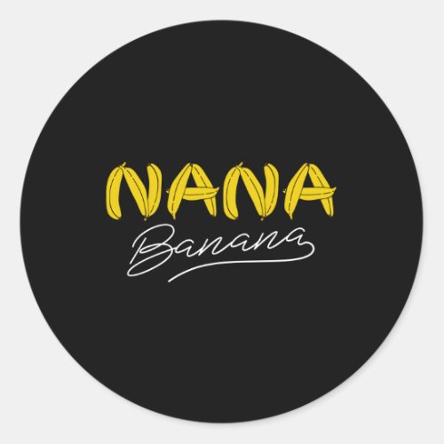 Nana Banana Classic Round Sticker