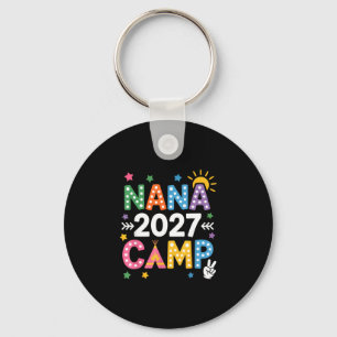Nana camp 2027 family vacation summer camping crew keychain