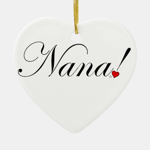 Nana Ceramic Ornament