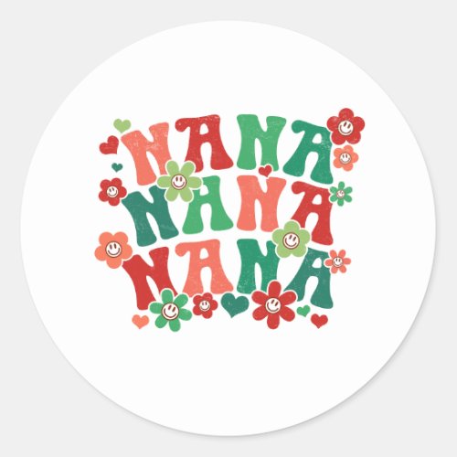 Nana Christmas Stickers