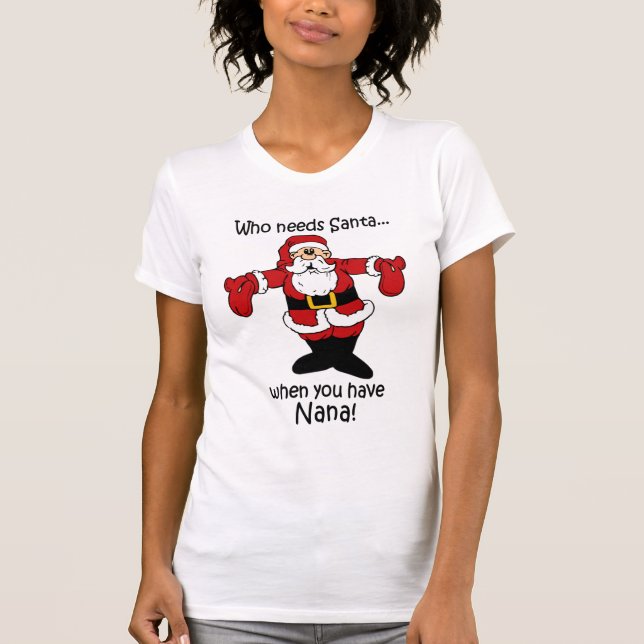 Nana Christmas t-shirt (Front)