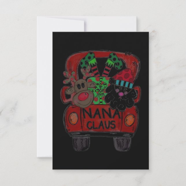 Nana Claus Christmas Card (Front)