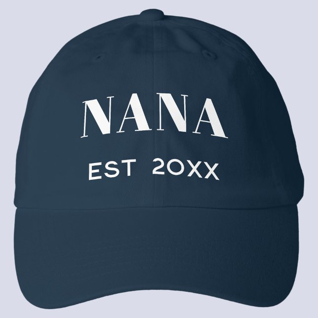 Nana Est 20XX Date Year Hat (Nana Established Est 20XX date year grandparent hat)