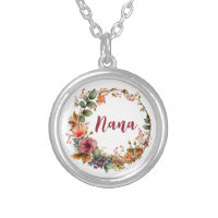 Nana Flowers Round Boho Custom