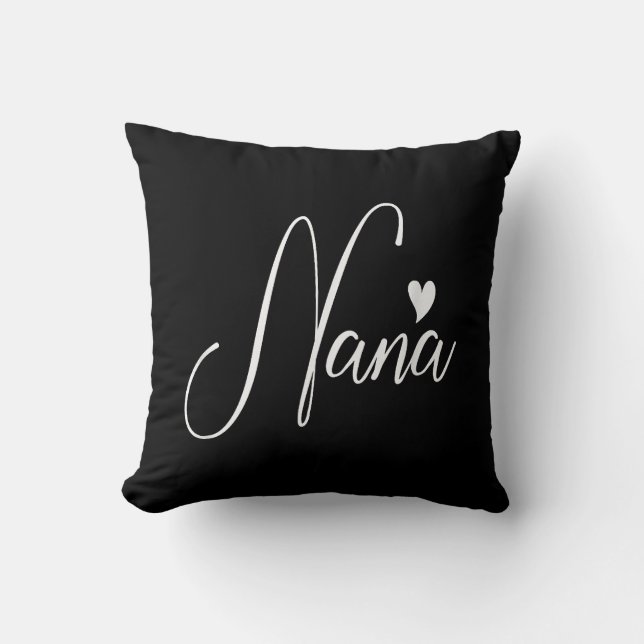 Nana For Women Grandma Mother's Day Christmas Birt Throw Pillow (Front)
