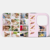Nana Gold Flower Letters 14 Vertical Photo Collage Case-Mate iPhone Case (Back (Horizontal))