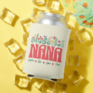 NANA GRANDMA GRANDMOTHER GRANNY -Customize it Can Cooler