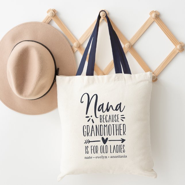 Nana | Grandmother is For Old Ladies Tote Bag (Creator Uploaded)