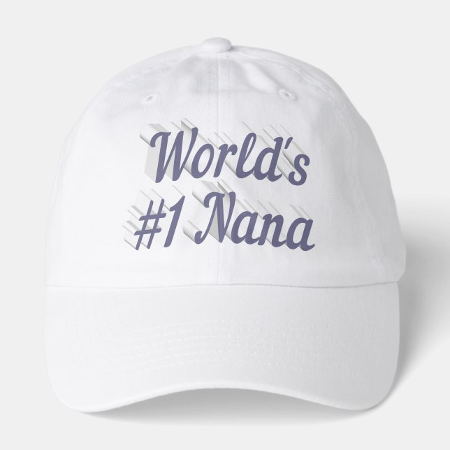 Nana gray text hat (Front)