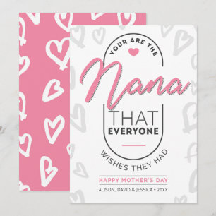 Nana Happy Mother's Day  Holiday Card