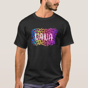 Nana Leopard Tie Dye Colorful Cheetah Mother s Day T-Shirt