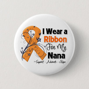Nana - Leukemia Ribbon Pinback Button