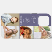 Nana Life is the Best Life 4 Photo Collage Purple Case-Mate iPhone Case (Back (Horizontal))