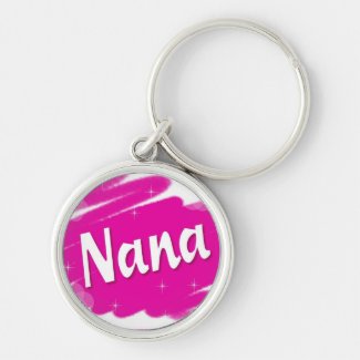 Nana Loves Pink Keychain