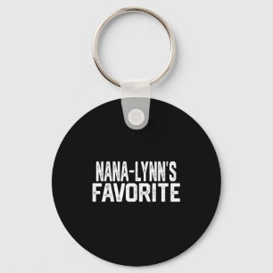 Nana-lynn’s Favorite Funny Grandparent Granhild Vi Keychain