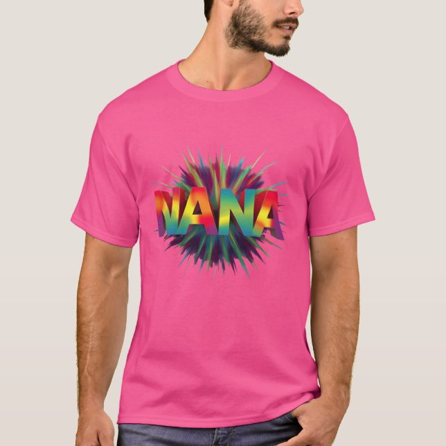Nana mothers day family T-Shirt (Front)
