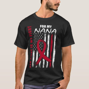 Nana Multiple Myeloma Awareness American Flag Prod T-Shirt