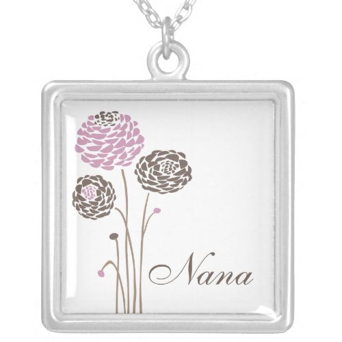 Nana Necklace Stylish Dahlia Flowers