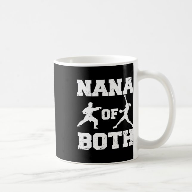 Nana Of Both Funny Softll And Karate Nana  Coffee Mug (Right)