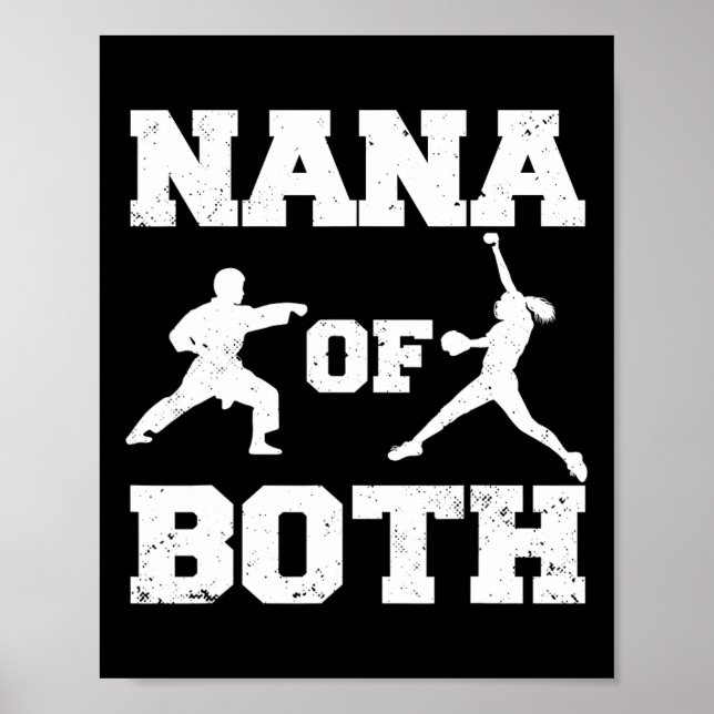 Nana Of Both Funny Softll And Karate Nana  Poster (Front)