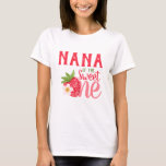 Nana Of Sweet One Strawberry 1st birthday Party T-Shirt<br><div class="desc">Nana Of Sweet One Strawberry 1st birthday Party T-Shirt . Strawberry baby's first birthday party T-shirt for baby's mommy "mom of the  sweet one" .</div>