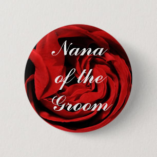 Nana Of The Groom Button