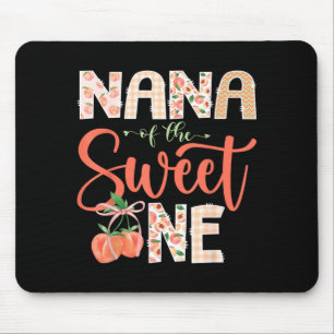 Nana of The Sweet One Peach 1st Birthday Girl Mouse Pad