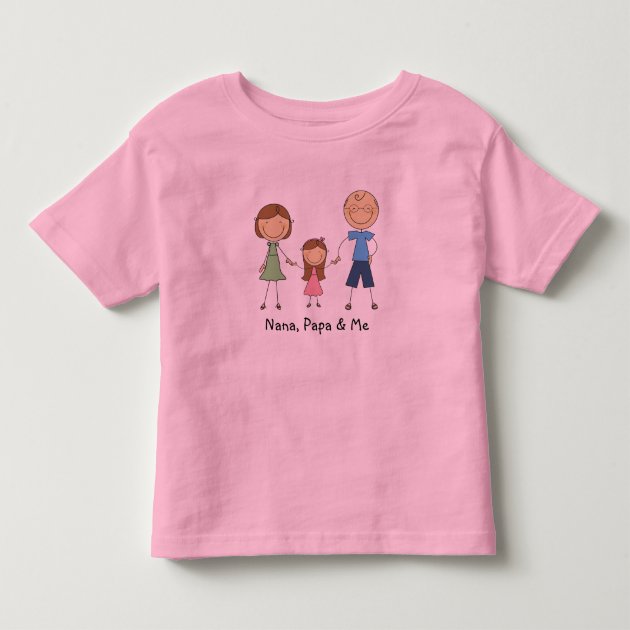 Nana Papa and Me t-shirt | Zazzle.com
