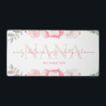 Nana Personalized Floral Desk Mat<br><div class="desc">Let your Nana know how much you love her with this personalized watercolor floral desk mat!</div>