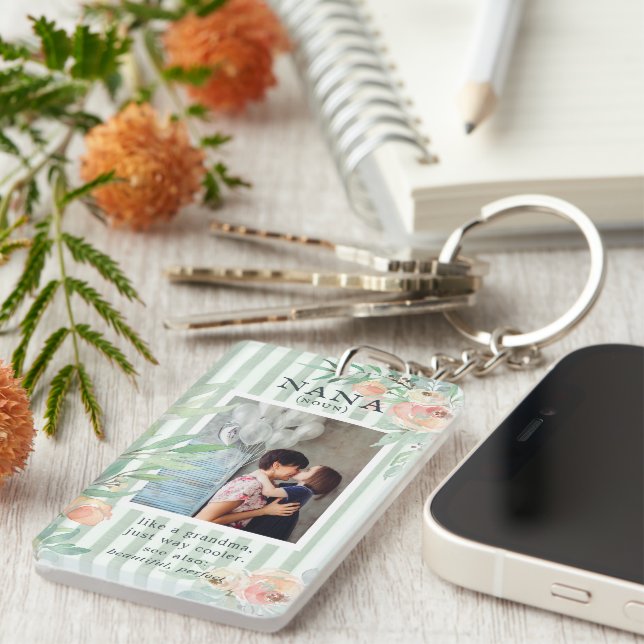 Nana | Personalized Photo Keyring (Front Right)