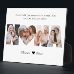 Nana Photo Collage Grandma Keepsake from Grandkids Plaque<br><div class="desc">This is a nana 4 photo collage along with a custom message. This is the perfect gift for grandma for Christmas,  her birthday or mother's day. Frame not included. Photos by prostooleh / Freepik.</div>