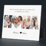 Nana Photo Collage Grandma Keepsake from Grandkids Plaque<br><div class="desc">This is a nana 4 photo collage along with a custom message. This is the perfect gift for grandma for Christmas,  her birthday or mother's day. Frame not included. Photos by prostooleh / Freepik.</div>